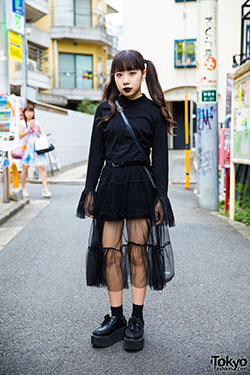 17 year old japanese high schooler: Street Style,  Japanese Street Fashion,  Creepers Outfits  