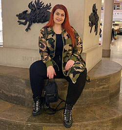 Ioana Chira fine legs, wardrobe ideas, military camouflage: Street Style,  Military camouflage,  Sexy Outfits,  Hot Plus Size Girls  