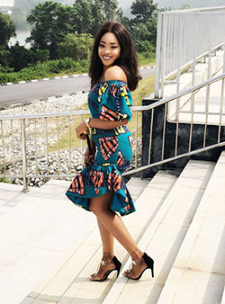 Stylish Ankara Dresses For Ladies: Black people,  Ankara Outfits,  Ankara Gowns  