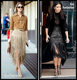 Colour dress olivia palermo spring, olivia palermo, street fashion, fashion model, fashion show, fashion week, alexa chung: Fashion show,  fashion model,  Fashion week,  Olivia Palermo,  Alexa Chung,  Street Style,  Brown Outfit,  Fringe Skirts  