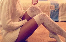 Comfy thigh high sock outfits: Hot Girls,  Knee highs,  Knee High Boot,  Thigh High Socks  