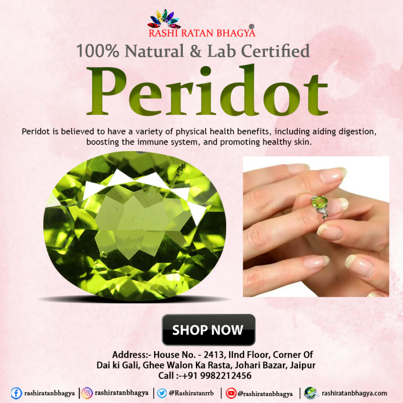 Natural Peridot Stone Online Price In India: 