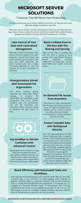 Microsoft Server Solutions: 7 Features That Will Boost Your Productivity: 
