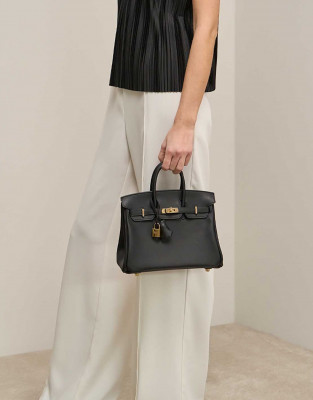 Hermès Birkin 25 Black Togo: 