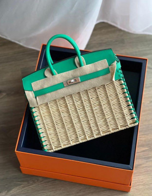 Hermès Birkin 25 Picnic Blue Jean: 
