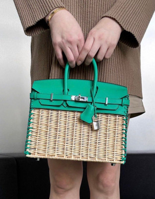 Hermès Birkin 25 Picnic Blue Jean: 