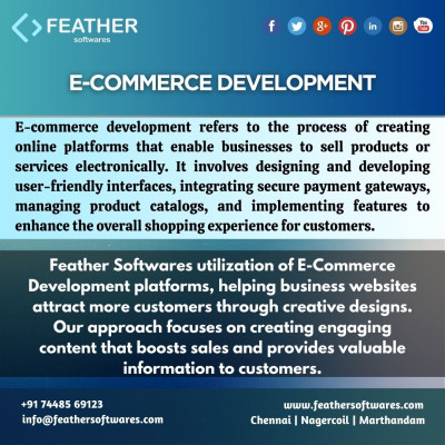 E-Commerce Development | Website Development Company In Nagercoil: 