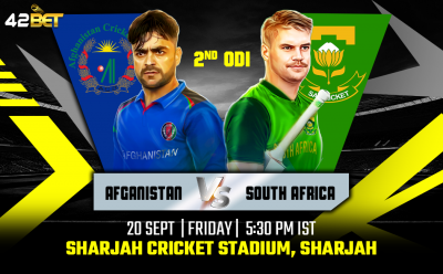 AFG vs RSA, 2nd ODI, Afghanistan v South Africa in UAE, 2024: 