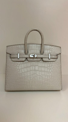 Hermès Birkin 20 Beton 8L Alligator Matt: 