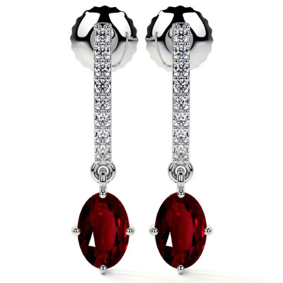 Best Natural Ruby Earrings: 