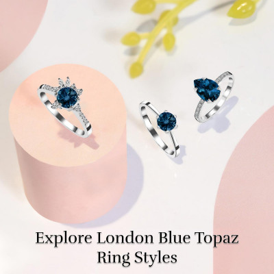 London Blue Topaz Rings Revealed - Metal Choices, Jewelry Pairings and Safety Facts: 