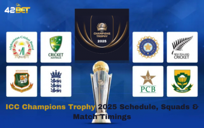 ICC Champions Trophy 2025 Schedule, Squads & Match Timings Latest Updates: 