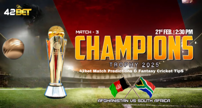 Afghanistan vs South Africa ICC Champions Trophy 2025 – Match Preview, Prediction & Fantasy cricket Tips: 