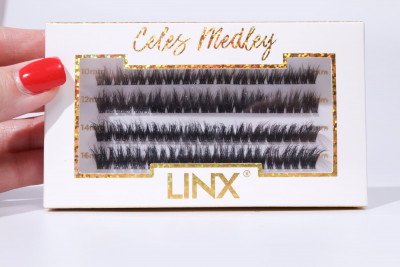Celes Medley Lash Pack – Full, Lightweight LINX Lashes: 