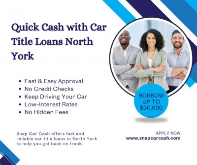 No Credit Check Car Title Loans North York – Instant Approval!: 