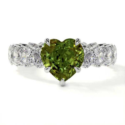 Untreated Heirloom Alexandrite Engagement Rings: 