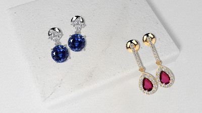 Explore Real Beauty Of Elegant Gemstone Earrings: 