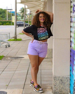 Plus Size Shorts & Top Ideas For Women: Plus size outfit  