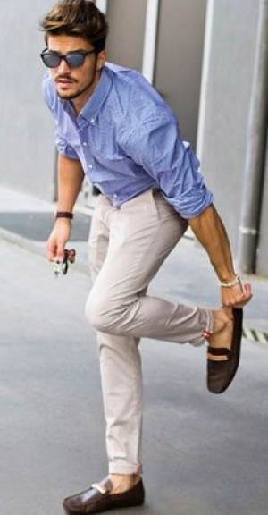 Men dress for date, Casual wear: 