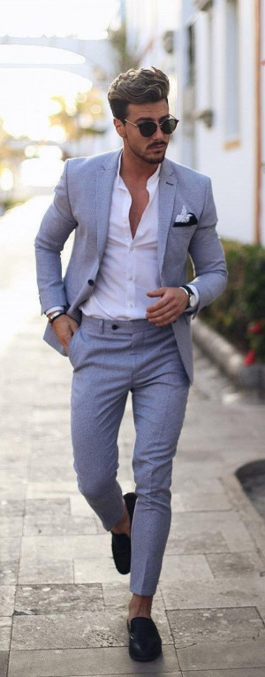 Classy outfit summer wedding suit, cocktail dress: 