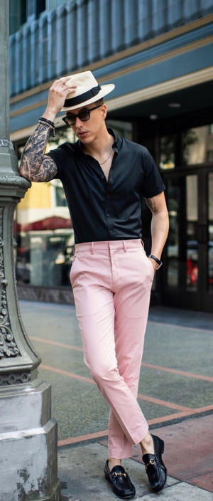 Outfit inspo pink chinos outfits, chino cloth: 