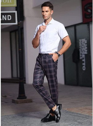 Outfit inspo with tartan, dress shirt: 