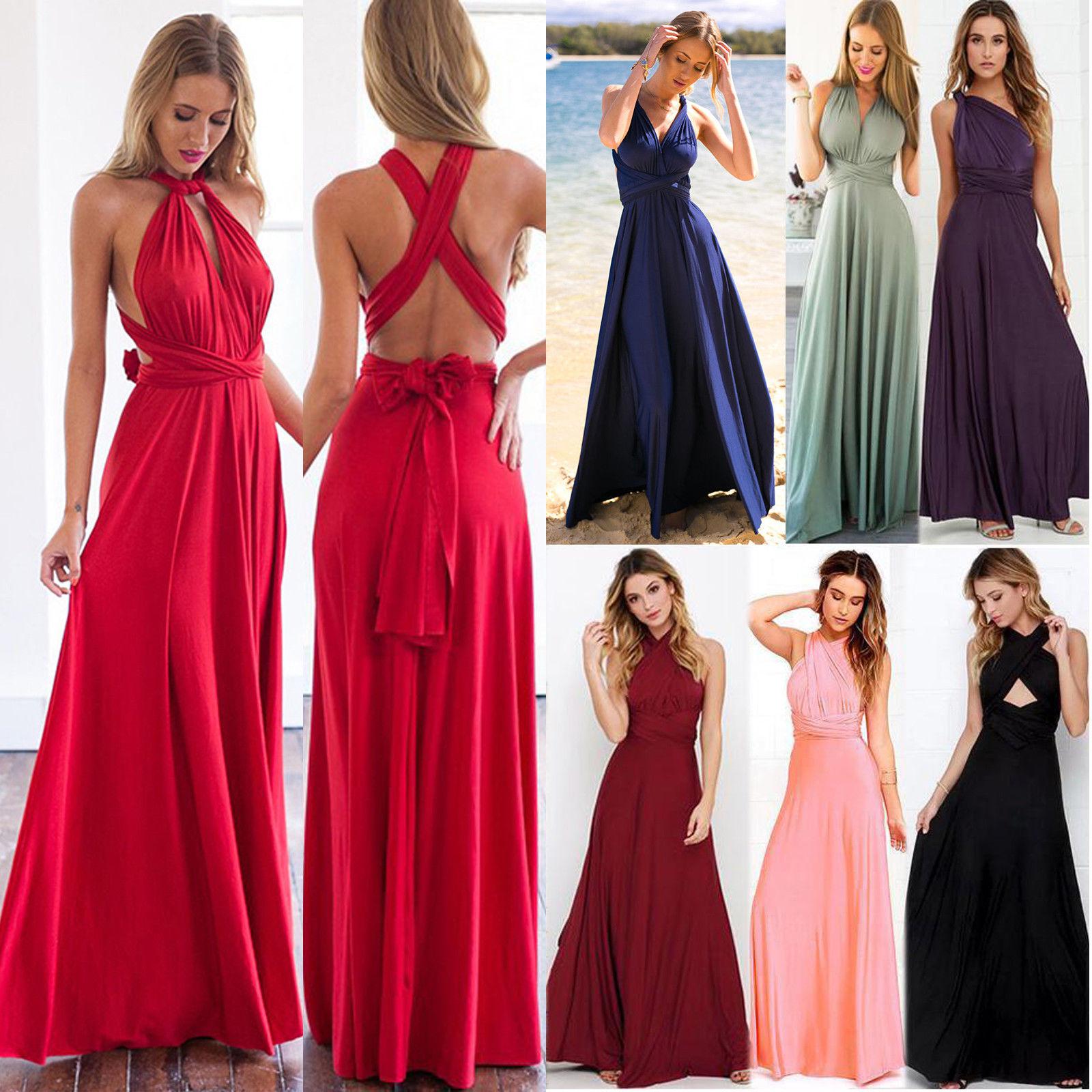 Women Cocktail Dress Convertible Multi Way Wrap Bridesmaid Formal Long Dresses: Cocktail Dresses,  Cocktail Mini Dress,  Plus Size Party Outfits,  Black Girl Plus Size Outfit  