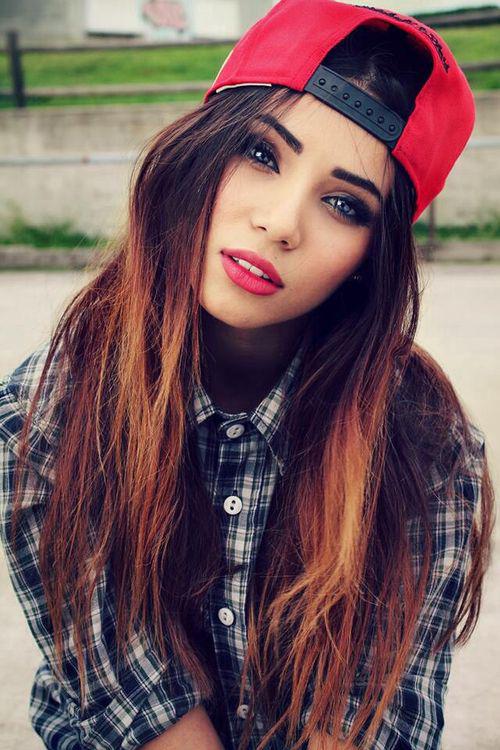 Pretty tomboy girls: Snapback Hair  