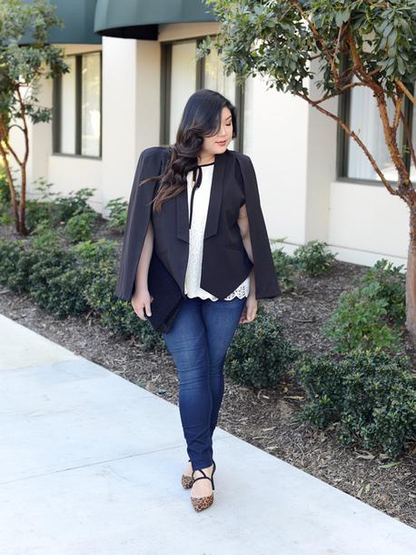 Plus size top, black blazer & blue jeans - office outfits: blue jeans outfit,  Skinny Jeans,  Blue Jeans,  Denim Outfits,  Blazer  