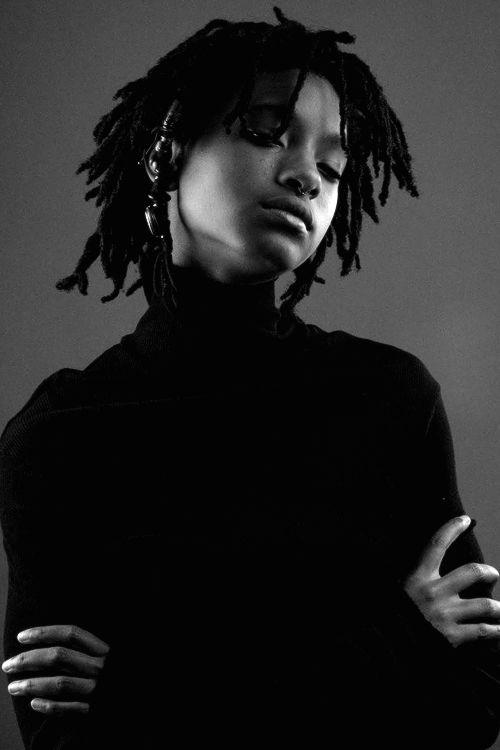 Black and white. Willow Smith: Willow Smith,  Fashion photography,  Portrait photography,  Eris Baker Instagram,  Eris Baker Pics,  Monochrome photography,  Patrick Demarchelier  