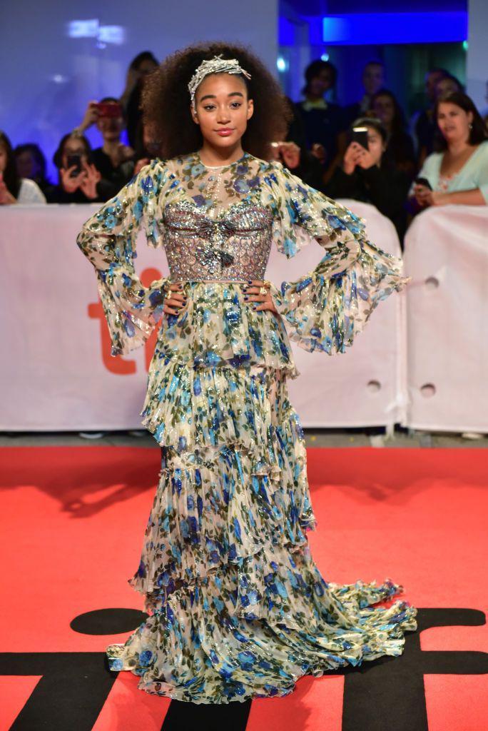 Amandla Stenberg in Gucci - ‘The Hate U Give’ Toronto International Film Fes...: 