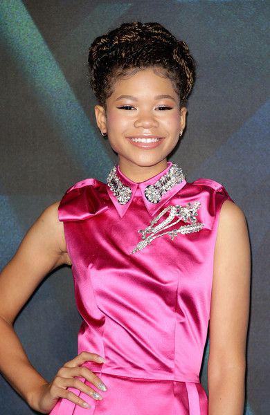 Storm Reid Photos Photos: 'A Wrinkle In Time' European Premiere - Red Carpet Arrivals: Child actor,  Storm Reid Red Carpet Fashion,  Oprah Winfrey  