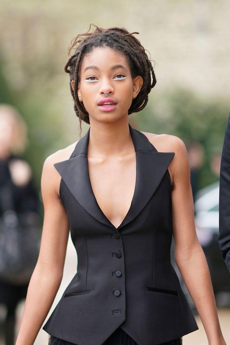 Red Table Talk. Thanks to Willow Smith, I Suddenly Want to Wear White Eyeliner: Fashion week,  Willow Smith,  Eris Baker Instagram,  Eris Baker Pics,  Will Smith,  Eye liner  