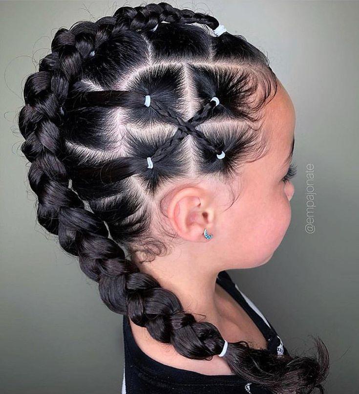 Hairstyles For Black Little Girls: Hairstyle Ideas,  Hairstyle For Little Girls,  Kids Braids,  kids hairstyles  