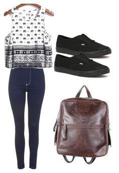Polyvore Summer Outfit Ideas For Teenage Girls.: School Outfit,  summer outfits,  Outfits Teenage,  Polyvore Dresses  