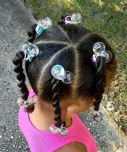 Cute Hairstyles For Little Girls: Hairstyle Ideas,  Mohawk hairstyle,  Hairstyle For Little Girls,  Mielle Organics,  Curly Mixed,  kids hairstyles  