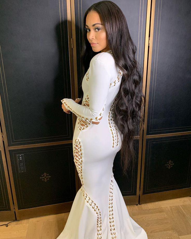 Lauren London 61st Annual Grammy Awards: Pharrell Williams,  Kodak Black  