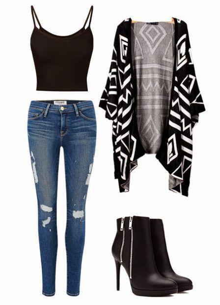 Casual First Date Fall Outfit: School Outfit,  Outfits Polyvore,  First Date  