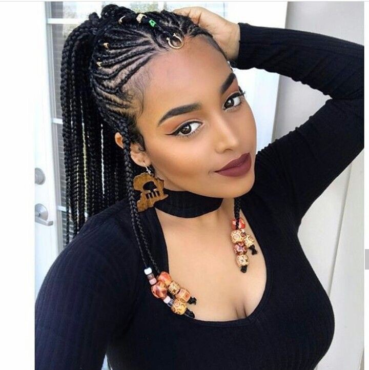 2017 braid hairstyles, Box braids, African hairstyles on Stylevore