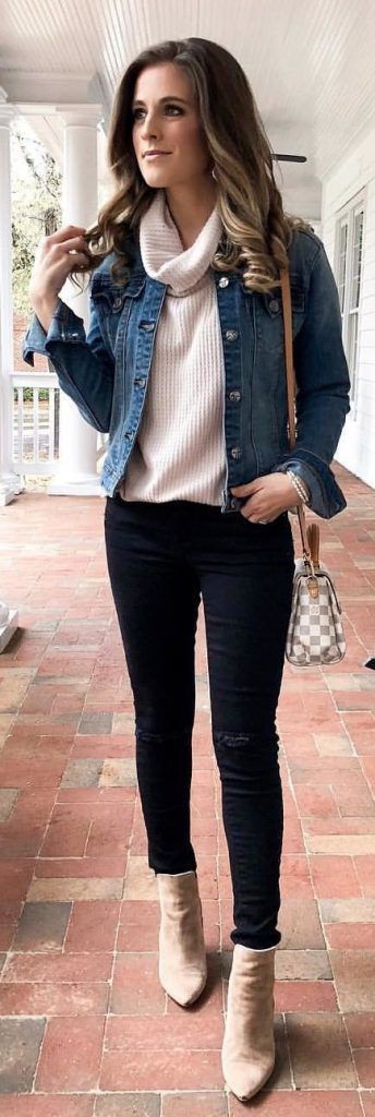 Outfits de invierno para la universidad: Black Jeans Outfit,  winter outfits  