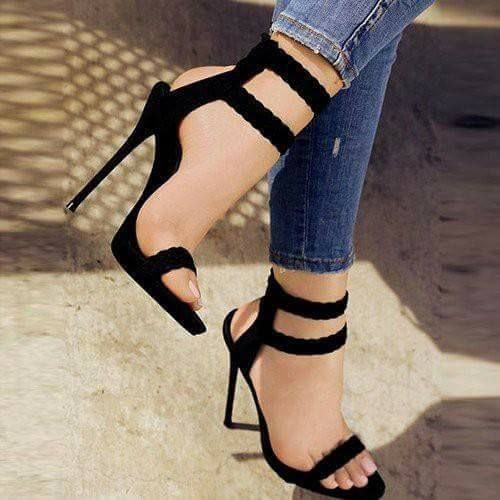 Black heels for party: High-Heeled Shoe,  Stiletto heel,  Peep-Toe Shoe,  Work Shoes Women  