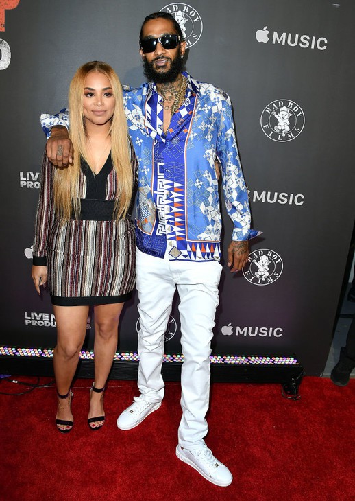 Nipsey Hussle, Nipsey Hussle, Lauren London: Los Angeles,  Red Carpet Dresses,  Nipsey Hussle,  Lauren London,  Lil Wayne  