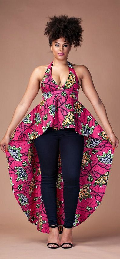 Kitenge top dresses: African Dresses,  Pencil skirt,  Shweshwe Dresses Ideas  
