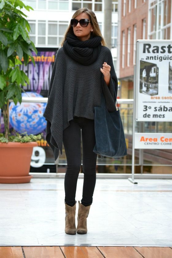 Ankle Boot Outfit Ideas For Fall And Winter: winter outfits,  Slim-Fit Pants  