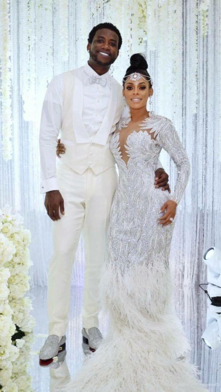 African White Wedding Dress: Sean Combs,  Rick Ross,  Lil Yachty,  Gucci Mane,  African Wedding Outfits  