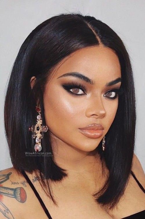 Womens fashion ideas straight bob, Long bob wig: Lace wig,  Bob cut,  Hair straightening,  Pixie cut,  Regular haircut,  Bob Hairstyles  