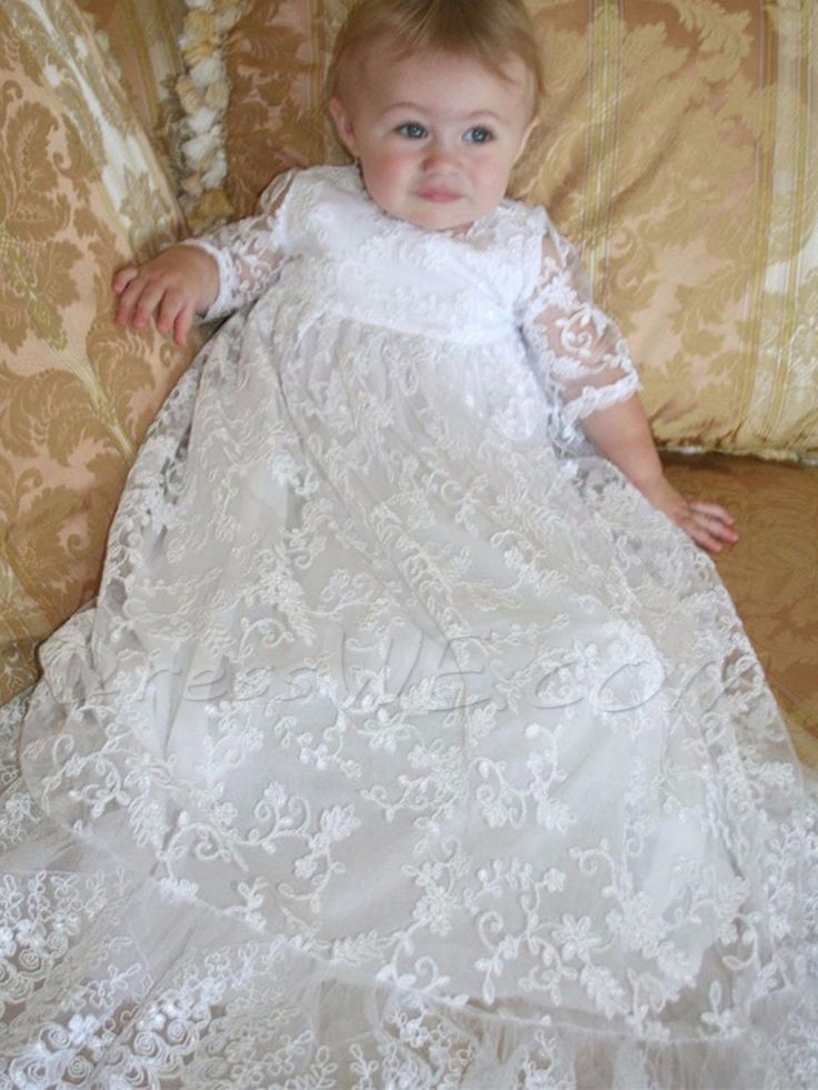 Divine style christening dress long, Baptismal clothing: Cute Baptism Dresses,  Baptismal clothing  