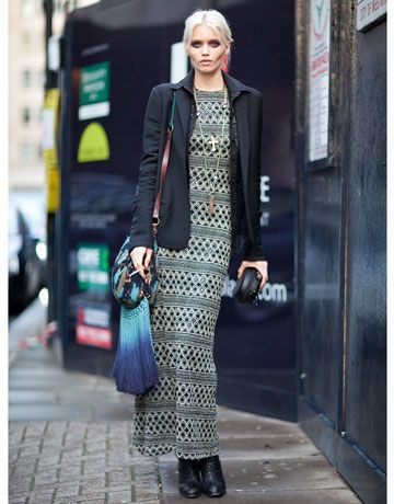 Shoes With A Maxi Dress, Abbey Lee Kershaw, Street fashion: Street Style,  fashion model,  Fashion week,  Grunge fashion,  Arizona Muse,  Maxi Dress Shoes  