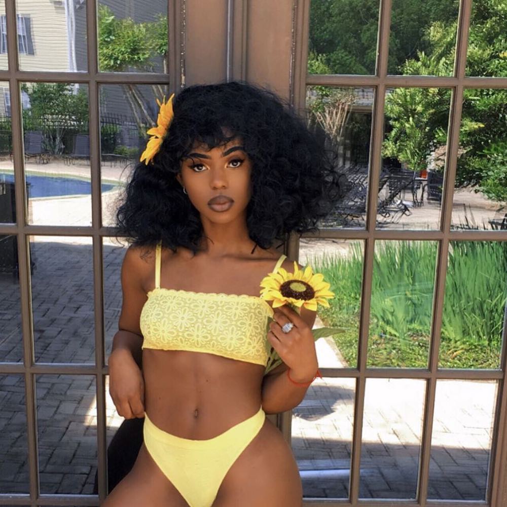 Models looks black hair, Khoudia Diop: Lace wig,  Khoudia Diop,  Black hair,  Hot Instagram Teens  