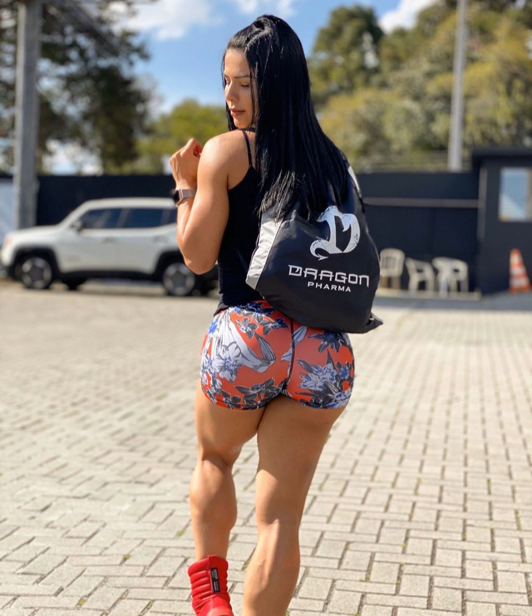 Eva Andressa Abs, Eva Andressa, Physical fitness: Fitness Model,  Hot Instagram Models,  Eva Andressa,  Gym shorts  